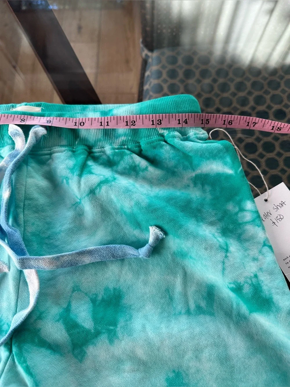 NWT Warm Fun Tie-Dye EMERALD Green SKATER Shorts SIZE medium - Picture 5 of 7